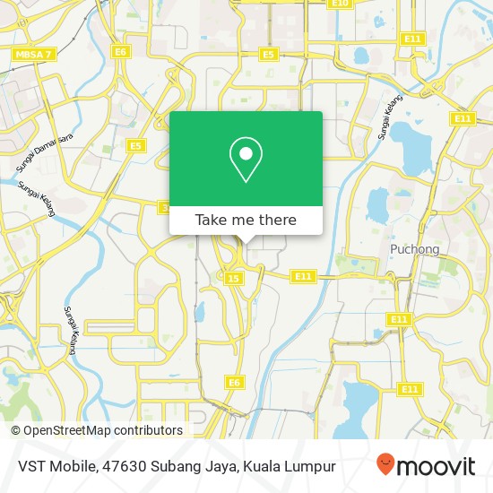 VST Mobile, 47630 Subang Jaya map