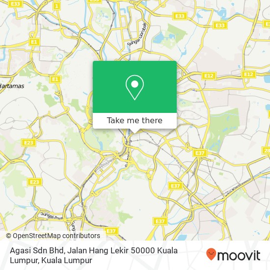 Peta Agasi Sdn Bhd, Jalan Hang Lekir 50000 Kuala Lumpur