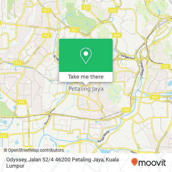 Peta Odyssey, Jalan 52 / 4 46200 Petaling Jaya