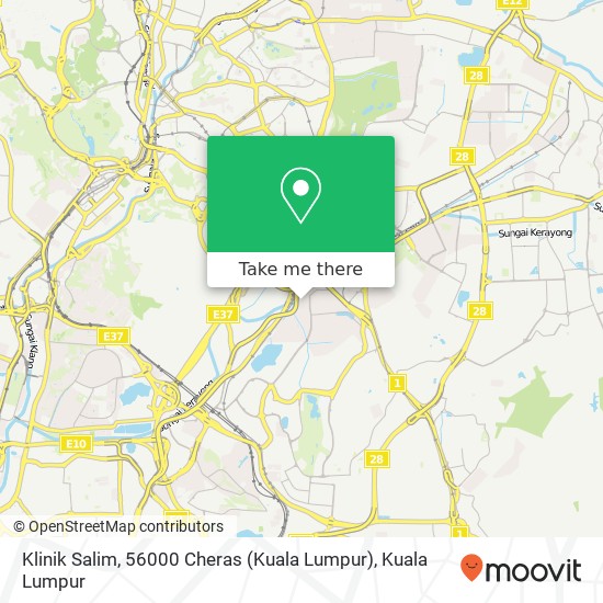 Klinik Salim, 56000 Cheras (Kuala Lumpur) map