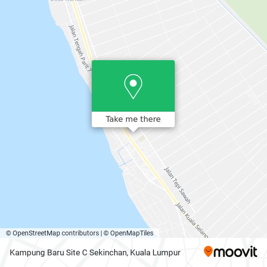 Kampung Baru Site C Sekinchan map