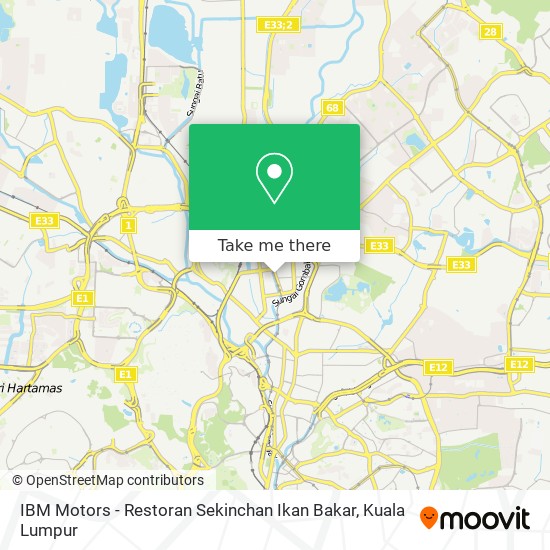 IBM Motors - Restoran Sekinchan Ikan Bakar map