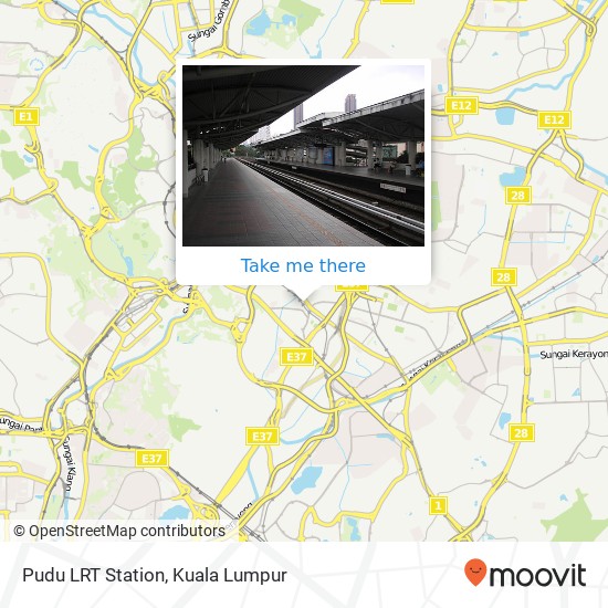 Peta Pudu LRT Station