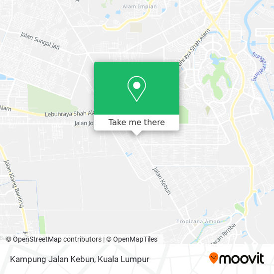 Peta Kampung Jalan Kebun