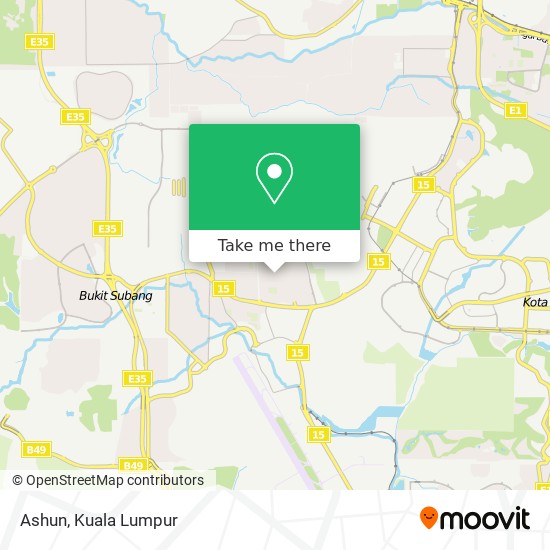 Ashun map