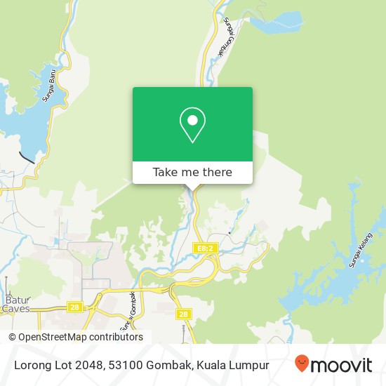 Lorong Lot 2048, 53100 Gombak map