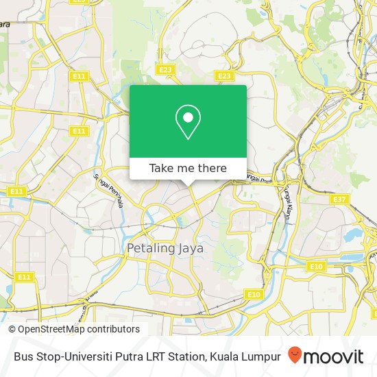 Bus Stop-Universiti Putra LRT Station map