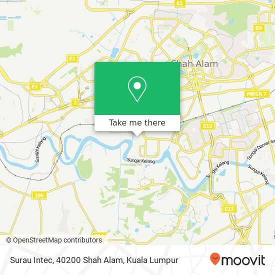 Surau Intec, 40200 Shah Alam map