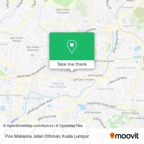 Pos Malaysia Jalan Othman map
