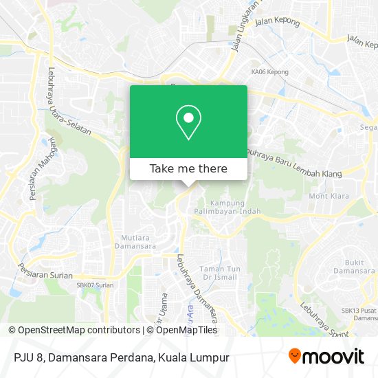 Peta PJU 8, Damansara Perdana