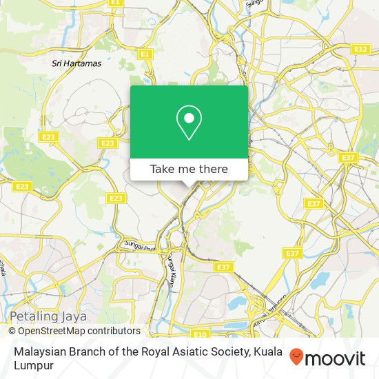 Malaysian Branch of the Royal Asiatic Society map