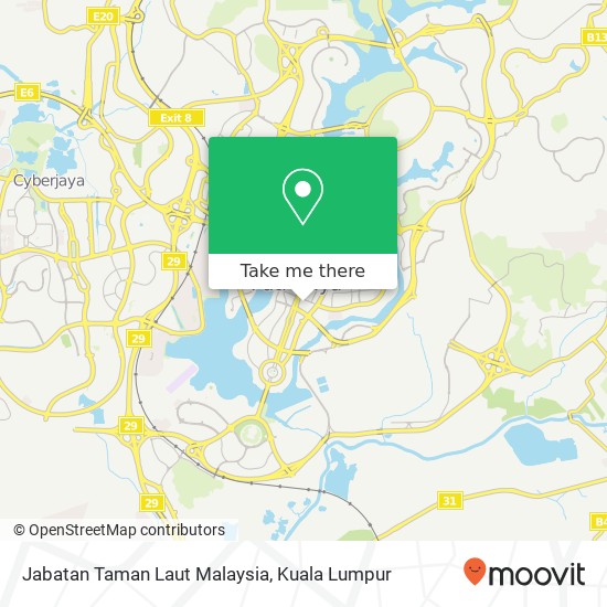 Jabatan Taman Laut Malaysia map