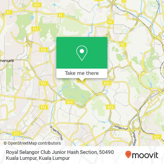 Royal Selangor Club Junior Hash Section, 50490 Kuala Lumpur map