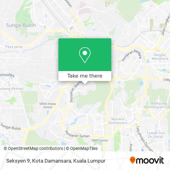 Peta Seksyen 9, Kota Damansara