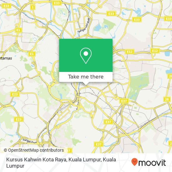 Kursus Kahwin Kota Raya, Kuala Lumpur map