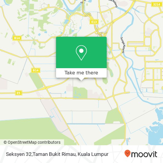 Peta Seksyen 32,Taman Bukit Rimau