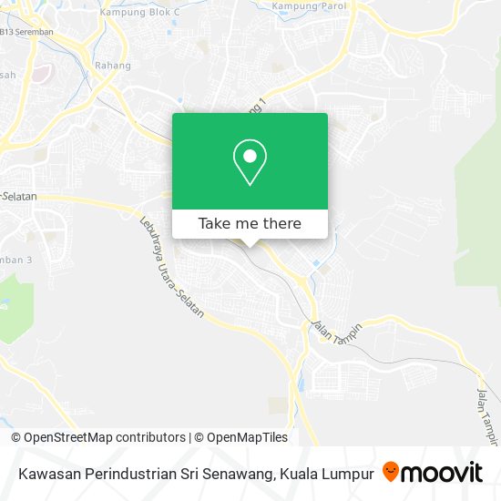 Kawasan Perindustrian Sri Senawang map