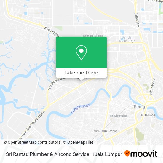 Peta Sri Rantau Plumber & Aircond Service