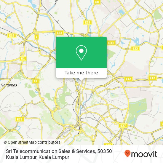 Sri Telecommunication Sales & Services, 50350 Kuala Lumpur map