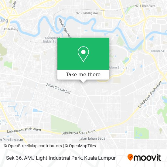 Peta Sek 36, AMJ Light Industrial Park