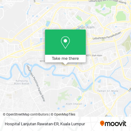 Hospital Lanjutan Rawatan-ER map