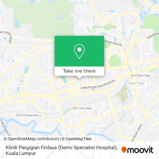 Cara Ke Klinik Pergigian Firdaus Demc Specialist Hospital Di Shah Alam Menggunakan Bis Atau Mrt Lrt