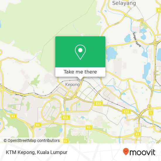 KTM Kepong map