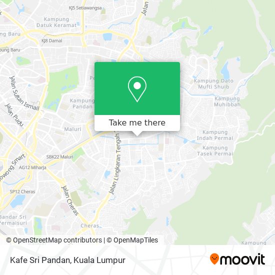 Kafe Sri Pandan map