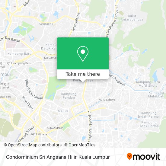 Peta Condominium Sri Angsana Hilir