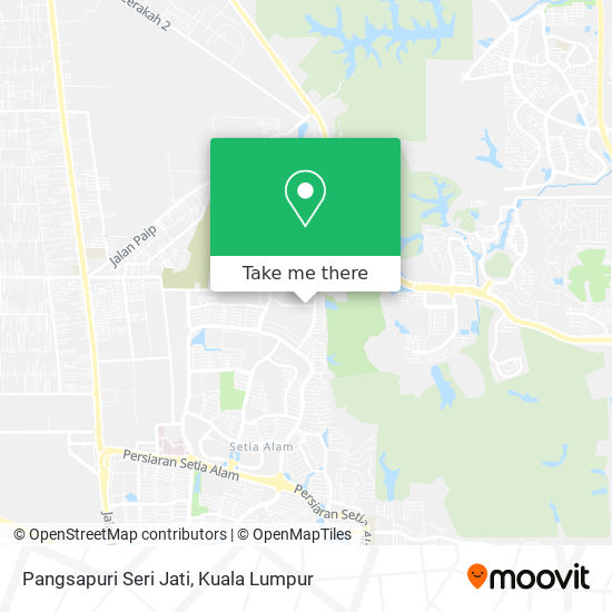 Pangsapuri Seri Jati map