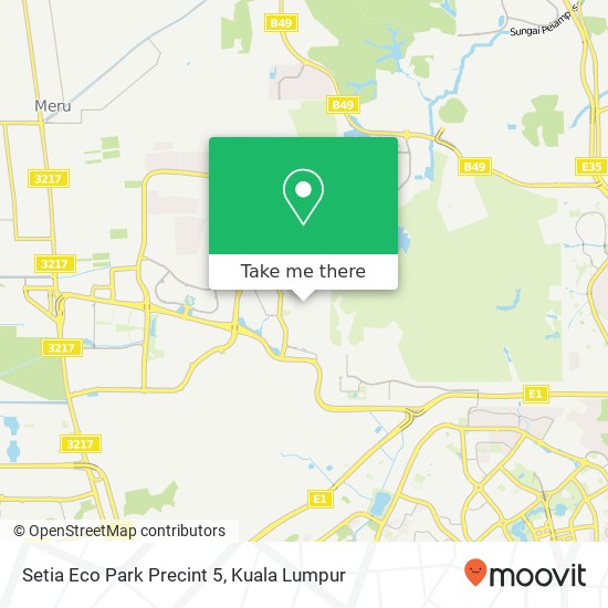 Setia Eco Park Precint 5 map