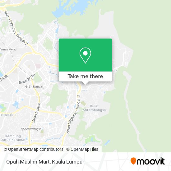 Opah Muslim Mart map