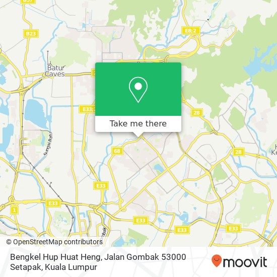 Bengkel Hup Huat Heng, Jalan Gombak 53000 Setapak map