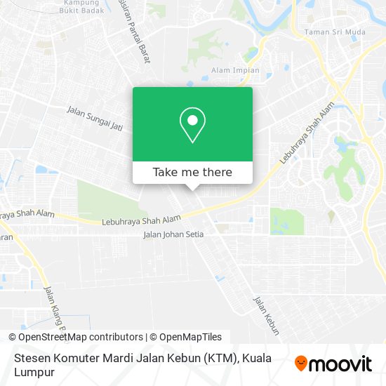 Stesen Komuter Mardi Jalan Kebun (KTM) map