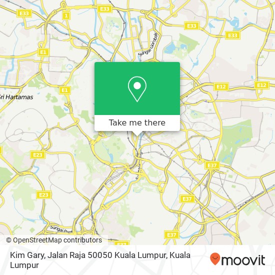 Kim Gary, Jalan Raja 50050 Kuala Lumpur map