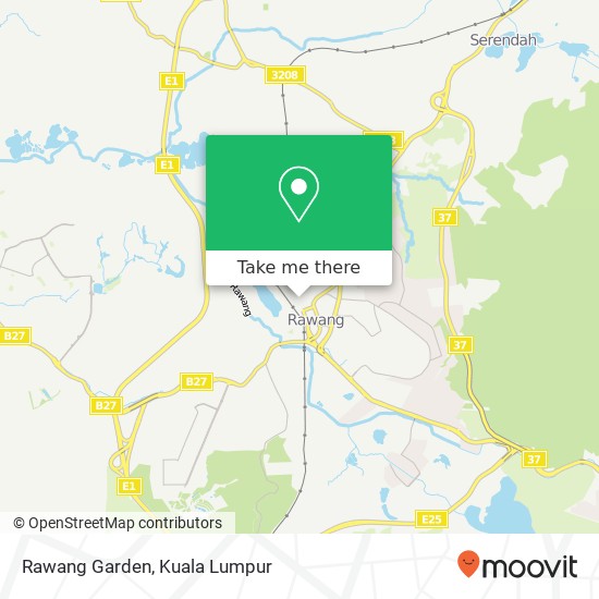 Rawang Garden map
