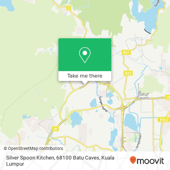 Silver Spoon Kitchen, 68100 Batu Caves map