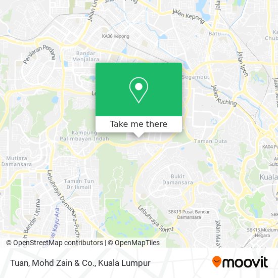 Peta Tuan, Mohd Zain & Co.