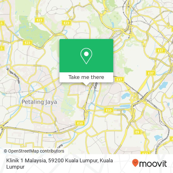 Klinik 1 Malaysia, 59200 Kuala Lumpur map