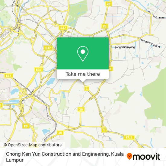 Chong Ken Yun Construction and Engineering map