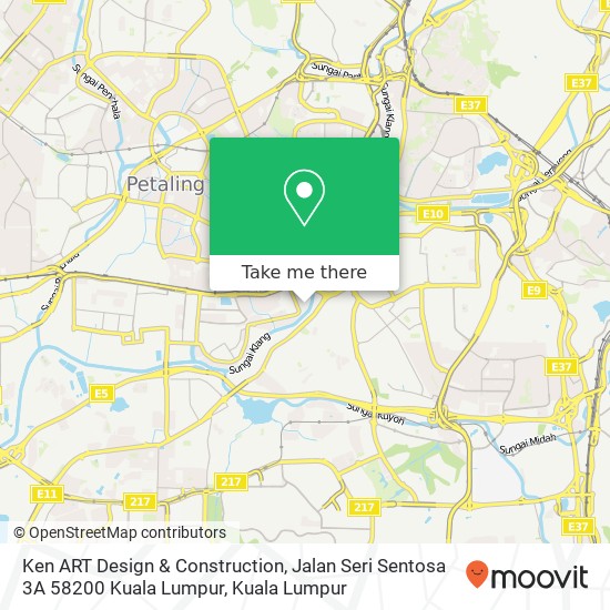 Ken ART Design & Construction, Jalan Seri Sentosa 3A 58200 Kuala Lumpur map