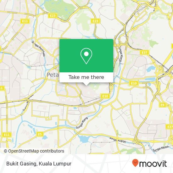 Bukit Gasing map