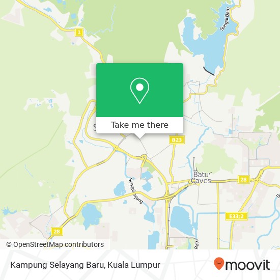 Kampung Selayang Baru map