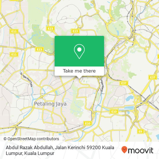 Abdul Razak Abdullah, Jalan Kerinchi 59200 Kuala Lumpur map