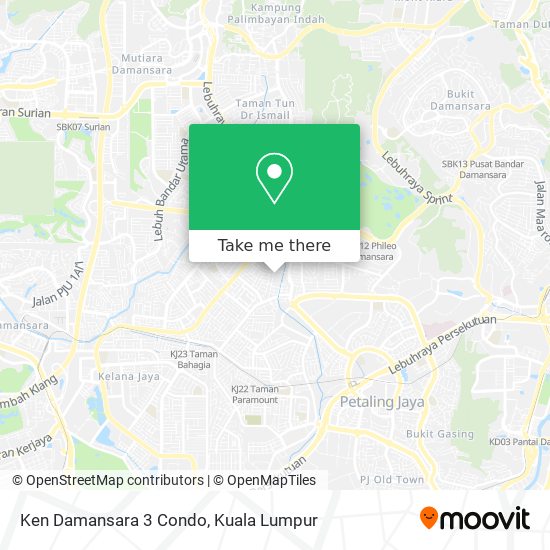 Ken Damansara 3 Condo map