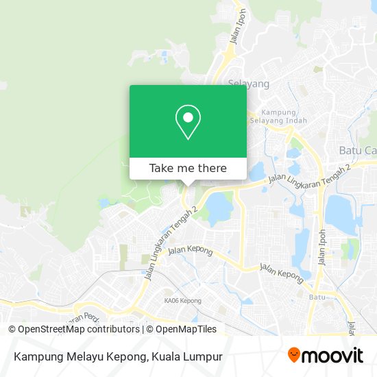 Peta Kampung Melayu Kepong