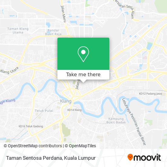 Taman Sentosa Perdana map