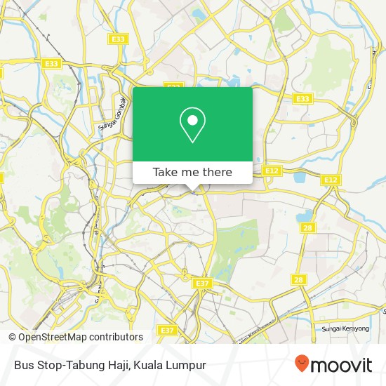 Bus Stop-Tabung Haji map