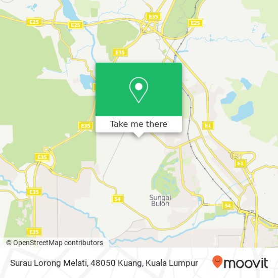Surau Lorong Melati, 48050 Kuang map