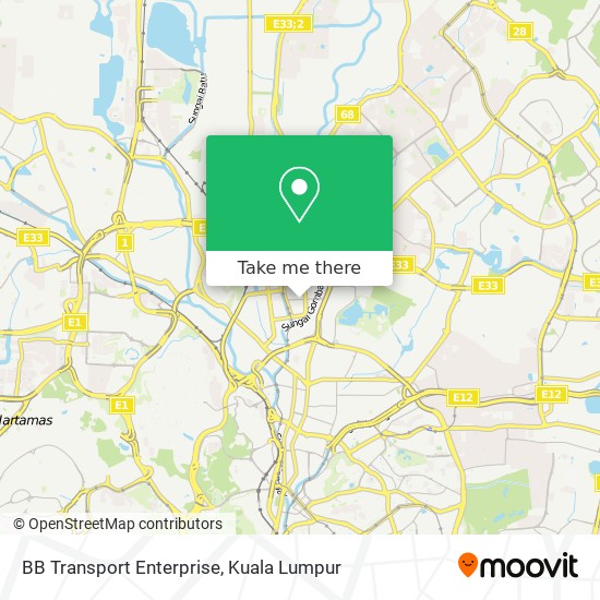 BB Transport Enterprise map